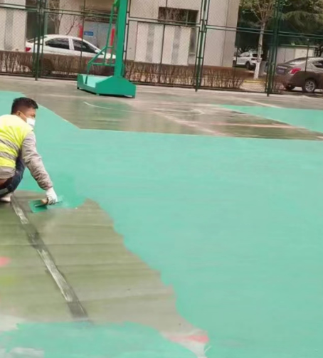 衡阳球场地面翻新