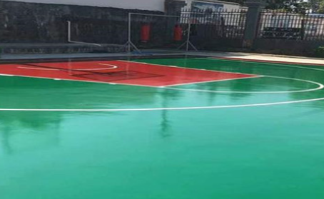 衡阳篮球场翻新地面